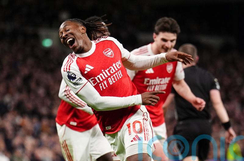 Eberechi Eze and Viktor Gyokeres each strike twice as Arsenal thrash Tottenham