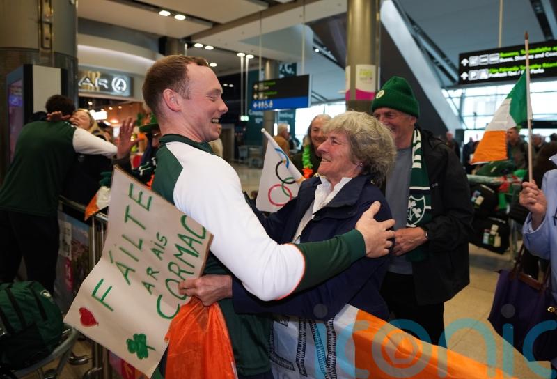 Irish athletes welcomed home from Winter Olympics