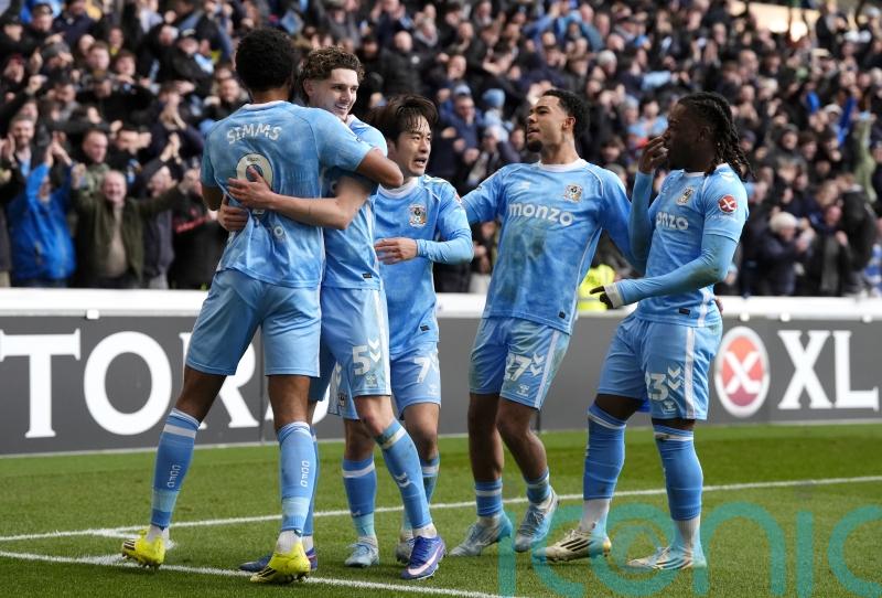 Jack Rudoni scores last-gasp winner as leaders Coventry beat Stoke