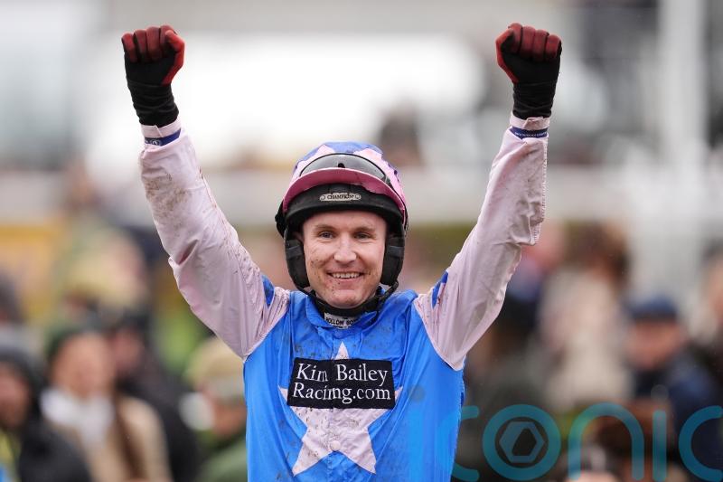 Tom Bellamy savouring dream National ride aboard Nick Rockett