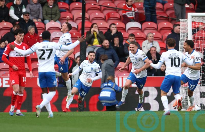Portsmouth boost survival hopes with dramatic win at Middlesbrough